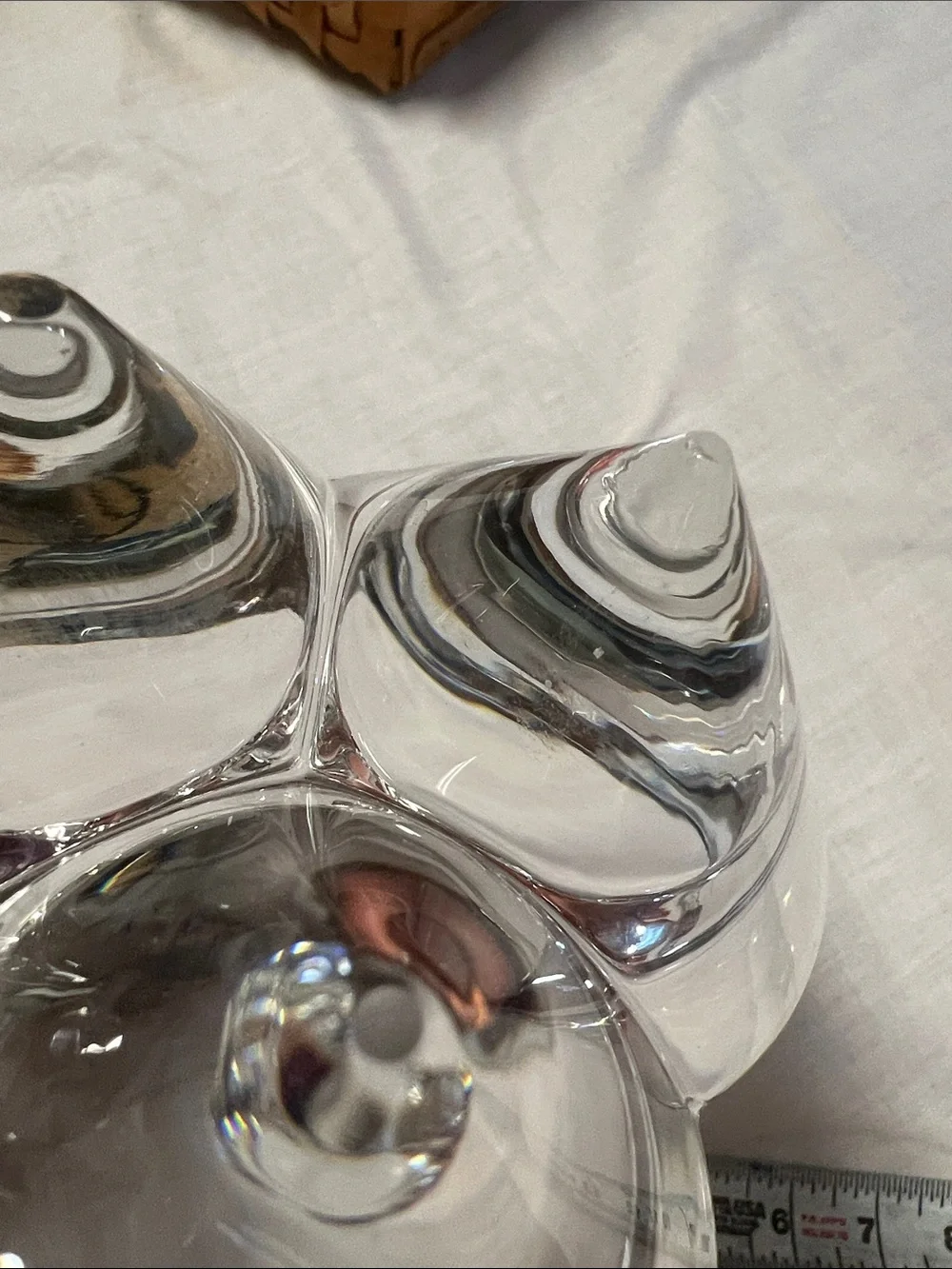 Vintage Villeroy & Boch crystal 6-votive candle holder